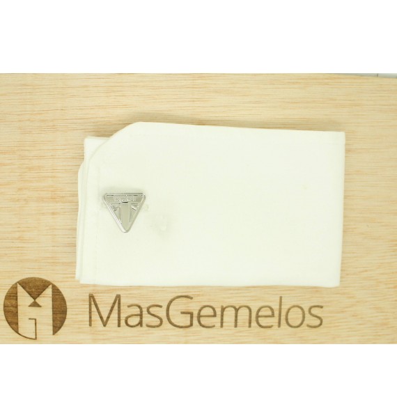 Gemelli per camicia New Triumph logo argento