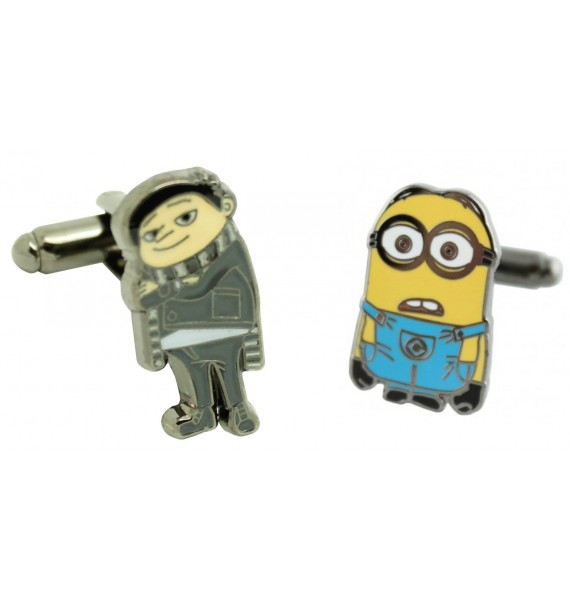 Gemelos para camisa Minions y GRU