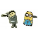 Gemelli per camicia Minions e GRU