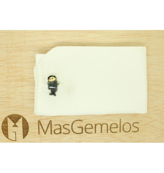 Boutons de manchette chemise Minions et GRU
