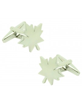 Gemelos para camisa hoja de arce