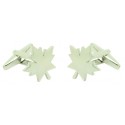 Maple leaf shirt cufflinks