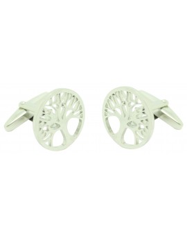 Tree of life cufflinks for men 2