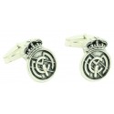 Gemelli da camicia Real Madrid in argento sterling 925 PREMIUM
