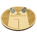 Gemelos para camisa Real Madrid Plata de ley 925 PREMIUM