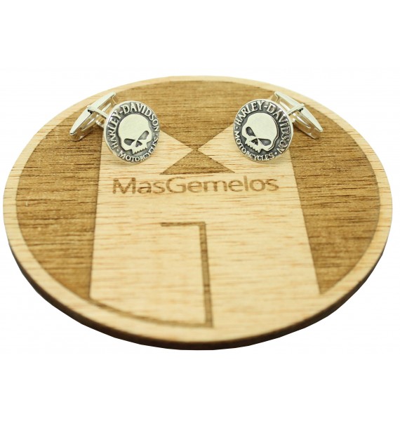 Gemelli per camicia Harley Davison Skull 925 PREMIUM