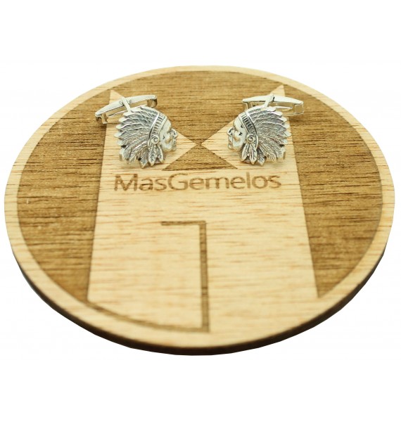 Boutons de manchette de chemise en amérindien sterling 925 PREMIUM