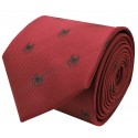 Spiderman red silk tie