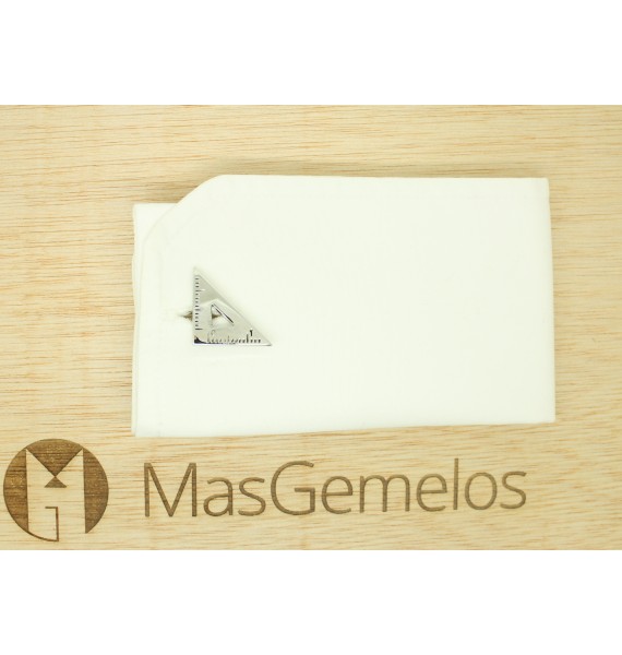 Protractor and Set Square Cufflinks 