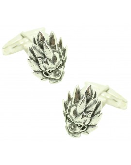 Gemelos para camisa GOKU DRAGON BALL Plata de ley 925 PREMIUM