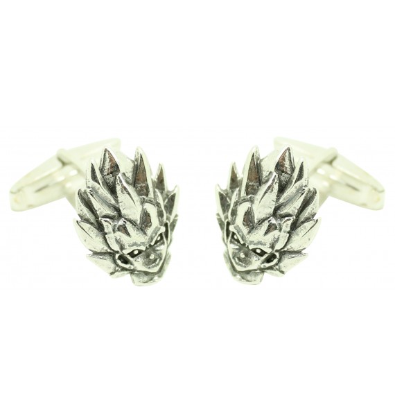 Gemelos para camisa GOKU DRAGON BALL Plata de ley 925 PREMIUM