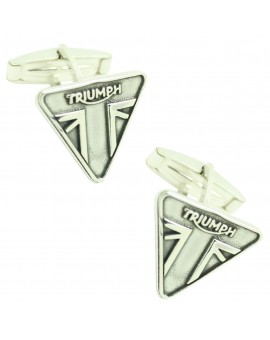 Gemelos para camisa Logo TRIUMPH Plata 925 PREMIUM