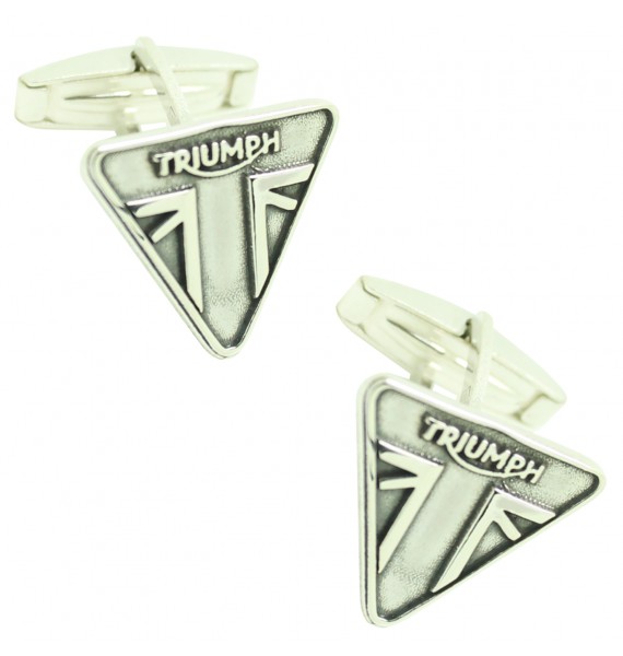 Gemelos para camisa Logo TRIUMPH Plata 925 PREMIUM