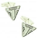 Gemelos para camisa Logo TRIUMPH Plata 925 PREMIUM