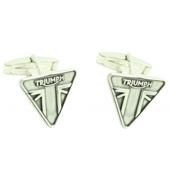 Gemelos para camisa Logo TRIUMPH Plata 925 PREMIUM