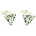 Gemelos para camisa Logo TRIUMPH Plata 925 PREMIUM
