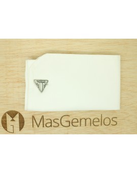 Gemelos para camisa Logo TRIUMPH Plata 925 PREMIUM