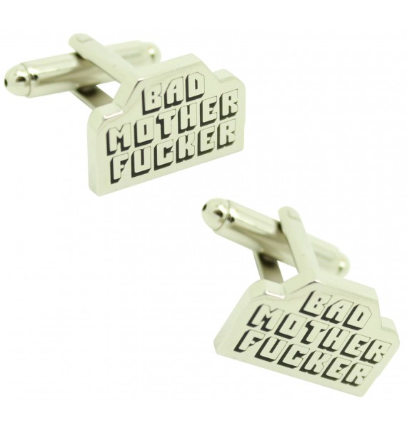 Cufflinks for men Bad Mother Fucker - Pulp Fiction