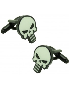 Gemelos para camisa Frank Castle - Punisher skull