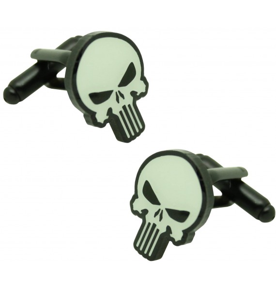 Gemelos para camisa Frank Castle - Punisher skull