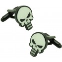 Gemelos para camisa Frank Castle - Punisher skull