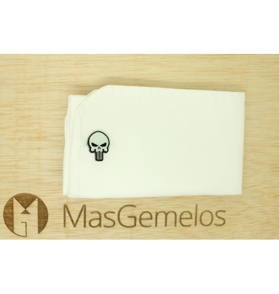 Gemelos para camisa Frank Castle - Punisher skull