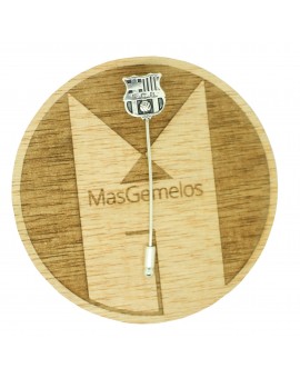 Lapel Pin Futbol Club Barcelona 925 PREMIUM Silver 2