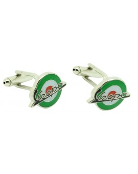 Green Mod Vespa Cufflinks  2