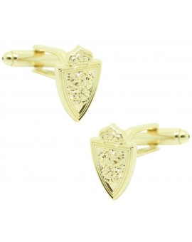 Gemelos para camisa equipo Zaragoza dorado