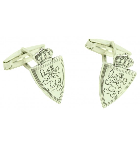 Gemelos para camisa Real Zaragoza CF Plata 925 PREMIUM
