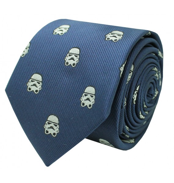 Corbata de seda Stormtrooper Star Wars azul