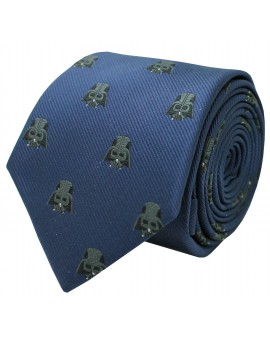 Corbata de seda Darth Vader Star Wars azul