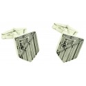 Atlético de Madrid shirt cufflinks I Sterling silver 925