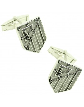 Boutons de manchette Atlético de Madrid 1947 argent sterling 925