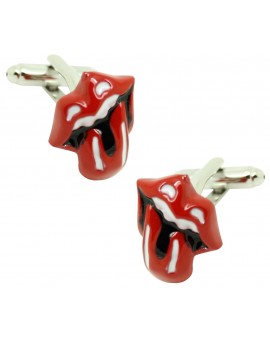 Rolling Stones Logo Cufflinks 