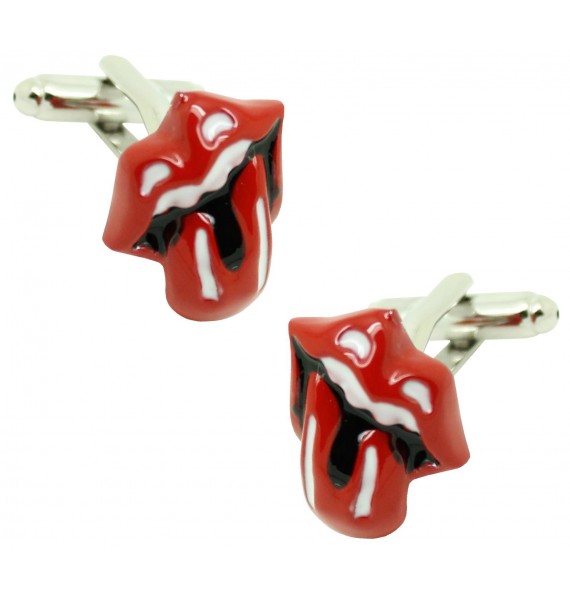 Rolling Stones Logo Cufflinks 