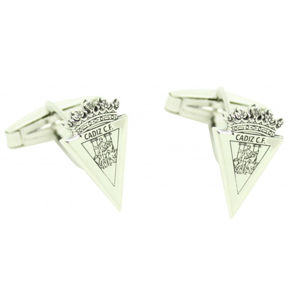 Gemelos para camisa Cadiz C.F. Plata de Ley 925 PREMIUM