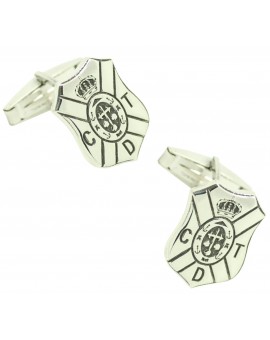 Gemelos para camisa Club Deportivo Tenérife Plata de Ley 925 PREMIUM