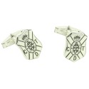 Tenerife Shirt Cufflinks Sterling Silver 925 PREMIUM