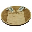 Tenerife Shirt Cufflinks Sterling Silver 925 PREMIUM