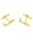 Personalized amphibian airplane shirt cufflinks 925 Sterling silver and gold plated