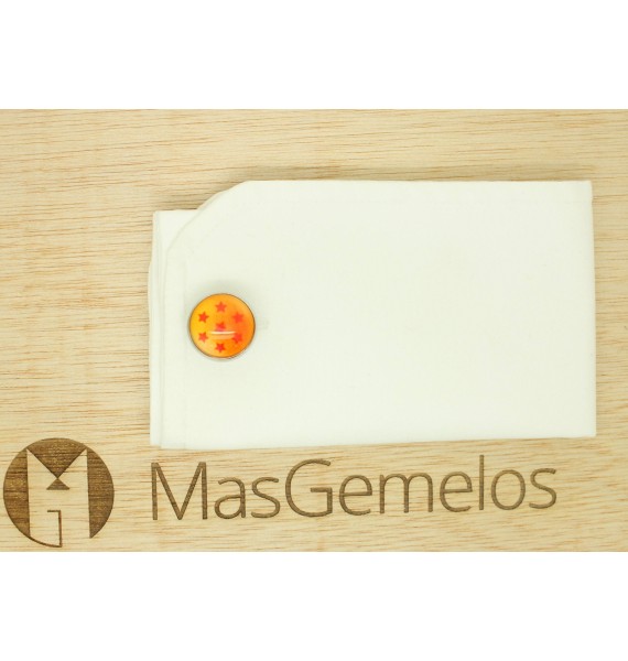 Boutons de manchette chemise Dragon Ball 7 Etoiles