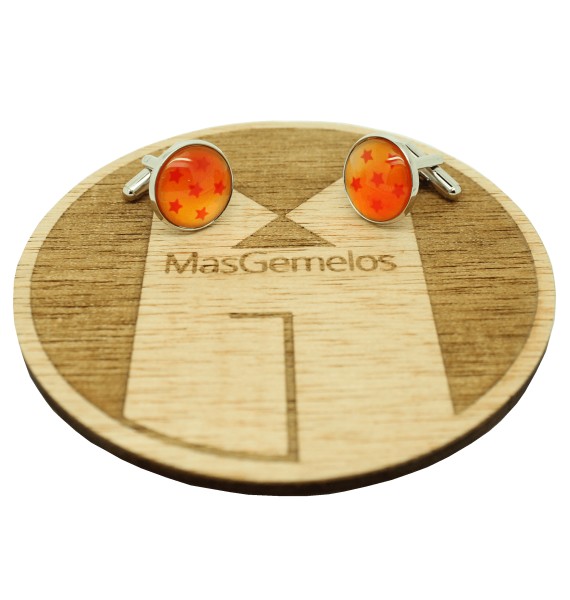 Boutons de manchette chemise Dragon Ball 6 Etoiles