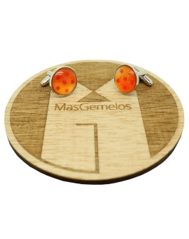 Boutons de manchette chemise Dragon Ball 6 Etoiles