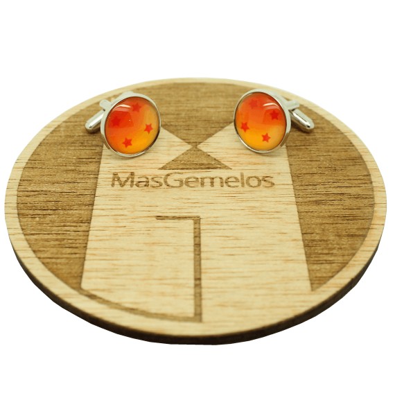 4 Star Dragon Ball Cufflinks 