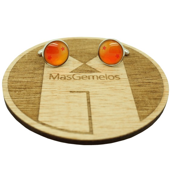 Boutons de manchette Dragon Ball 2 étoiles