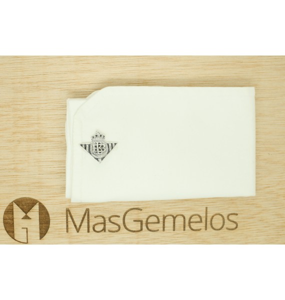 Gemelos para camisa Real Betis Balompié Plata de Ley 925 PREMIUM