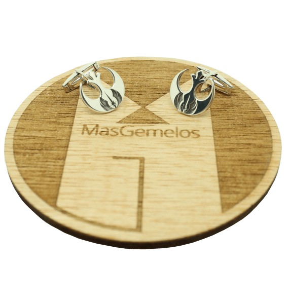 Boutons de Alliance Rebelle et Ordre Jedi Star Wars Argent 925