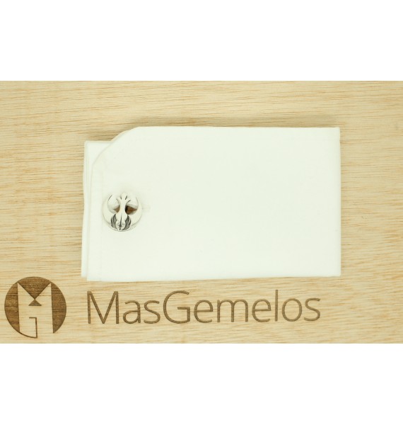 Abotoaduras Símbolo Aliança Rebelde e Ordem Jedi Star Wars 925 Prata