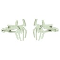 Gemelos para camisa araña spiderman silver